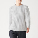 케이블 패턴 · 크루넥 스웨터