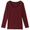 RED(따뜻한 코튼 울 스트레치 U넥 9부소매 셔츠)