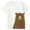 곰 화이트(프린트 티셔츠)
