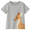 사슴 그레이(프린트 티셔츠)