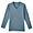 SAXE BLUE(V넥 긴소매 셔츠)