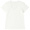 WHITE(스트레치 저지 · U넥 반소매 티셔츠)