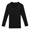 BLACK(따뜻한 코튼 울 스무스 · V넥 긴소매 셔츠 · 남성)