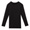 BLACK(따뜻한 코튼 울 스무스 · 크루넥 긴소매 셔츠 · 남성)