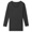 CHARCOAL GRAY(따뜻한 코튼 울 스무스 · U넥 8부소매 셔츠 · 여성)