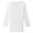 OFF WHITE(따뜻한 코튼 울 스무스 · U넥 8부소매 셔츠 · 여성)