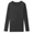CHARCOAL GRAY(따뜻한 코튼 울 스무스 · 크루넥 긴소매 티셔츠 · 여성)