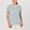 SAXE BLUExBORDER(오가닉 코튼 · 크루넥 반소매 티셔츠)