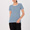 SKY BLUExBORDER(후라이스 · 크루넥 반소매 티셔츠)