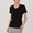 BLACK(오가닉 코튼 · 2장 세트 · V넥 반소매 셔츠)
