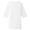 WHITE(하이넥 5부소매 티셔츠)