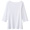 WHITE(보트넥 7부소매 티셔츠)