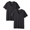 BLACK(오가닉 코튼 2장 세트 · V넥 반소매 티셔츠)
