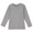 MEDIUM GRAY(오가닉 코튼 혼방 기모 · 긴소매 티셔츠 · 키즈)
