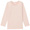 LIGHT PINK(오가닉 코튼 혼방 기모 · 보더 긴소매 티셔츠 · 키즈)