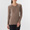BROWN(따뜻한 코튼 울 스무스 · 크루넥 긴소매 티셔츠 · 여성)