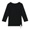BLACK(발열 면 · 소프트 터치 · 긴소매 셔츠 · 키즈)
