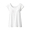 WHITE(실크 혼방 · 컵인 프렌치슬리브 티셔츠)