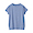 BLUE(흡한속건 UV컷 · 프렌치 슬리브 티셔츠)