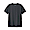 BLACK(남녀공용 · 흡한속건 UV컷 · 반소매 티셔츠)