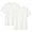 OFF WHITE(사이드 심리스·2장 세트 · 저지 V넥 반소매 티셔츠)