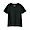 BLACK(슬러브 저지 · V넥 반소매 티셔츠)