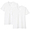 WHITE(사이드 심리스·2장 세트 · V넥 반소매 티셔츠)