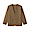 BROWN(코튼 리오셀 · 노 칼라 셔츠 재킷)
