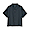 BLACK(오가닉 리넨 워싱 · 오픈칼라 반소매 셔츠)