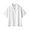 WHITE(오가닉 리넨 워싱 · 오픈칼라 반소매 셔츠)