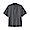DARK GRAY(인도면 워싱 · 스탠드 오픈 칼라 반소매 셔츠)