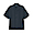 BLACK(인도면 서커 편직 · 오픈 칼라 반소매 셔츠)