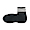 BLACK STRIPE(굿피트 직각 파일 · 쇼트 삭스 · 25-27cm)