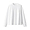 WHITE([무인양품]  여성 스무스 편직 와이드 긴소매 티셔츠 (오버핏 반팔))