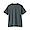 CHARCOAL GRAY([무인양품]  남성 워싱 저지 티셔츠 (오버핏 반팔))