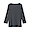 DARK GRAY([무인양품]  여성 스트레치 리브 보트넥 7부소매 티셔츠 (오버핏 긴팔))