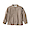 GRAYISH BROWN(양면기모 플란넬 · 스탠드 칼라 긴소매 셔츠 · 키즈)