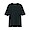 BLACK([무인양품]  여성 스트레치 리브 크루넥 5부소매 티셔츠 (오버핏 반팔))