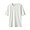 OFF WHITE([무인양품]  여성 스트레치 리브 크루넥 5부소매 티셔츠 (오버핏 반팔))
