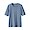 SMOKY BLUE([무인양품]  여성 스트레치 리브 크루넥 5부소매 티셔츠 (오버핏 반팔))