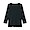 BLACK([무인양품]  여성 스트레치 리브 보트넥 7부소매 티셔츠 (오버핏 긴팔))