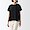 BLACK([무인양품]  여성 슬러브 와이드 티셔츠 (오버핏 반팔))