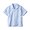 BLUE STRIPE(키즈 · 워싱 헴프 · 반소매 셔츠)