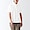 WHITE([무인양품]  남성 시원한 피케 버튼 다운 반소매 폴로 셔츠 (오버핏 반팔))