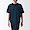 DARK NAVY(남성 · 시원한 UV 컷 · 와이드 반소매 티셔츠)