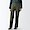DARK GREEN([무인양품] 여성 스트레치 치노 와이드 스트레이트 팬츠 밑아래 75cm (와이드팬츠))