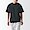 BLACK([무인양품]  남성 UV 컷 흡한속건 반소매 티셔츠 (오버핏 반팔))
