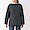 CHARCOAL GRAY([무인양품]  여성 태번수 보트넥 긴소매 티셔츠 (오버핏 반팔))