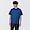 BLUE([무인양품]  남성 저지 크루넥 반소매 티셔츠 (오버핏 반팔))