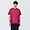 PINK([무인양품]  남성 저지 크루넥 반소매 티셔츠 (오버핏 반팔))